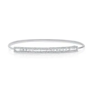 14K GOLD DIAMOND ANNA BANGLE