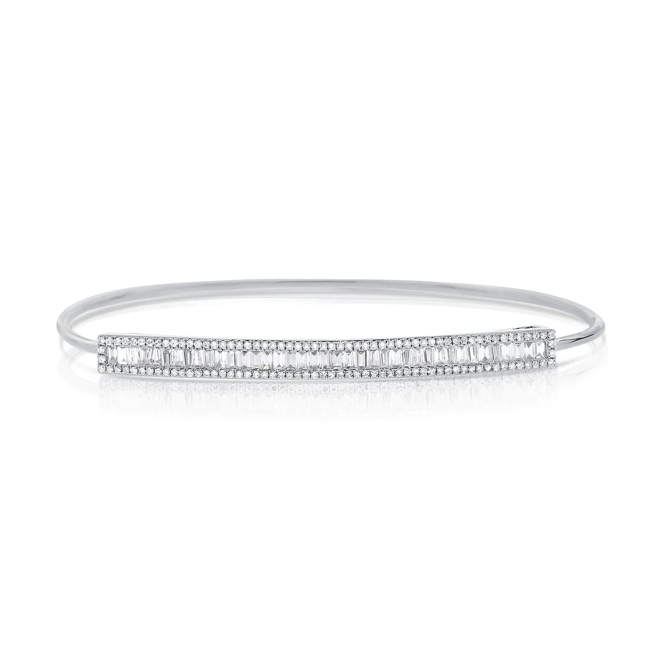 14K GOLD DIAMOND ANNA BANGLE