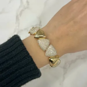 14K GOLD DIAMOND BROOKE BANGLE
