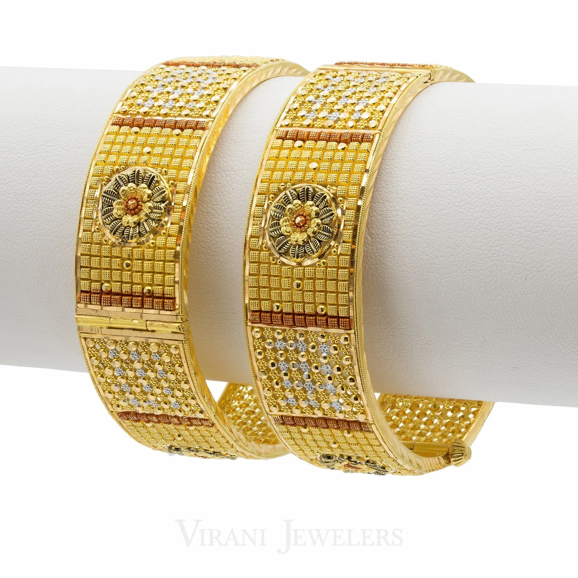 22K Gold 2 Piece Bangles