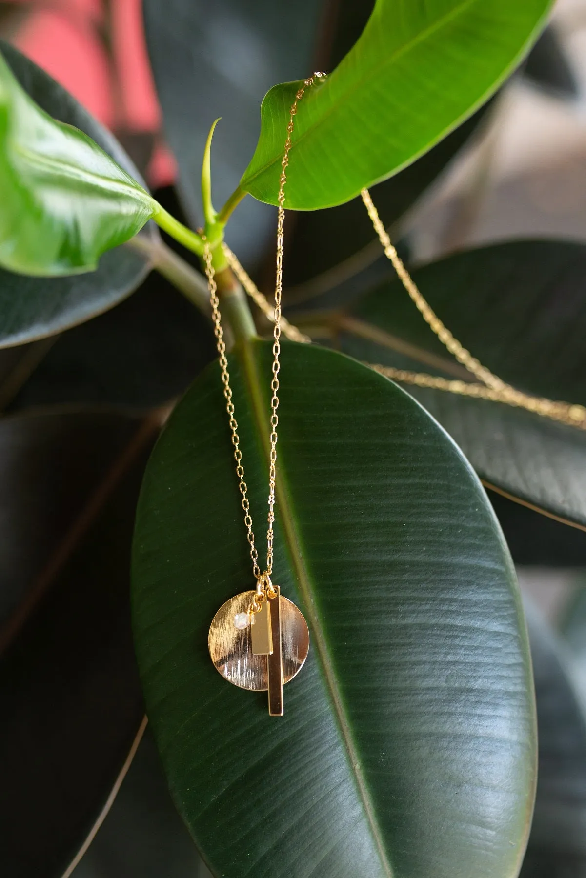 Bar Charm Necklace