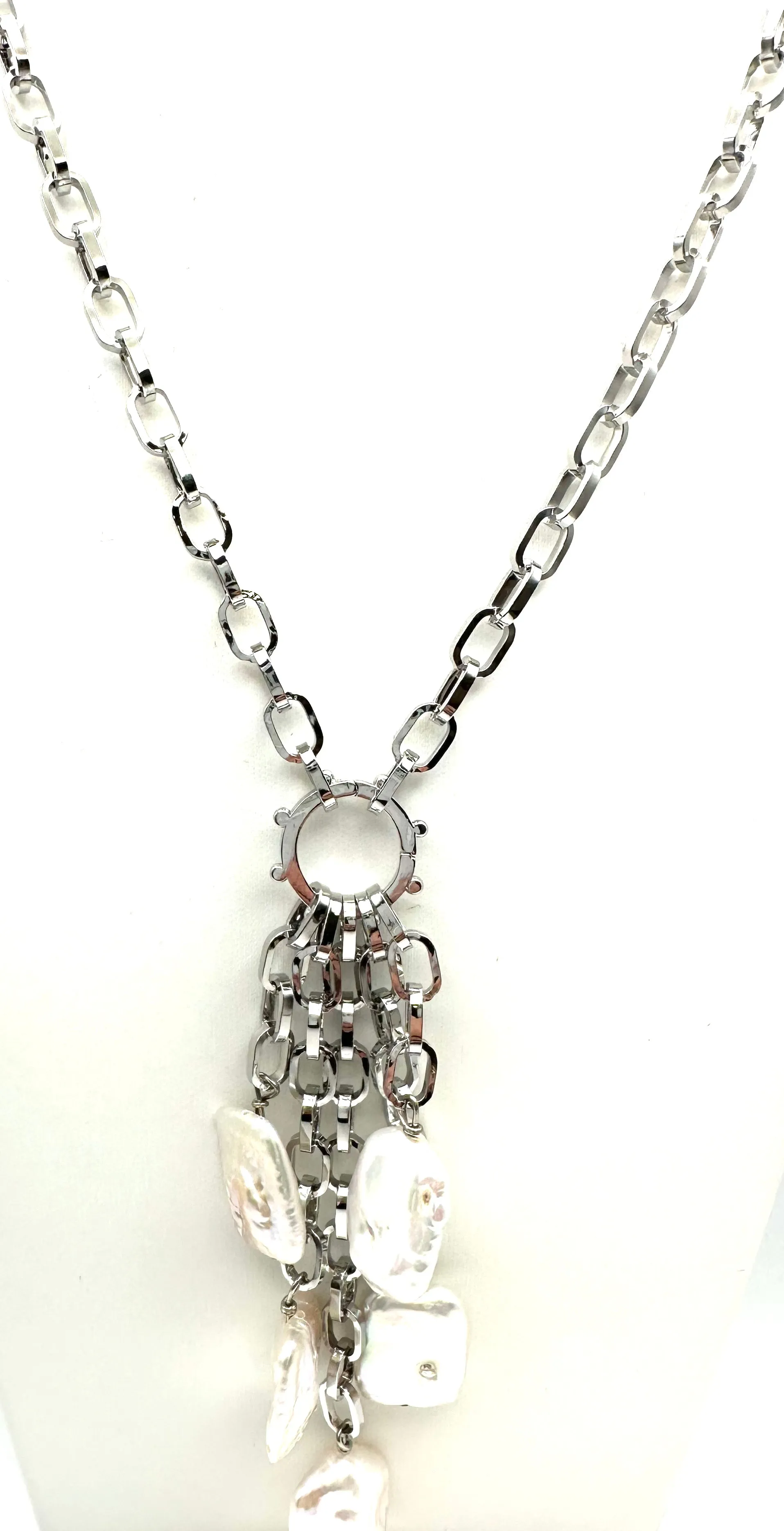 Baroque Pearl Drops Necklace
