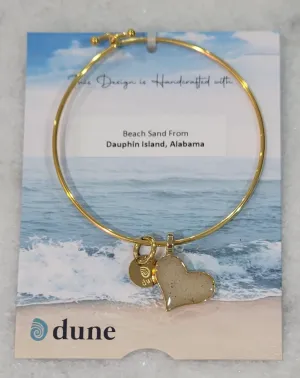 DUNE JEWELRY GOLD PLATED STEEL BANGLES