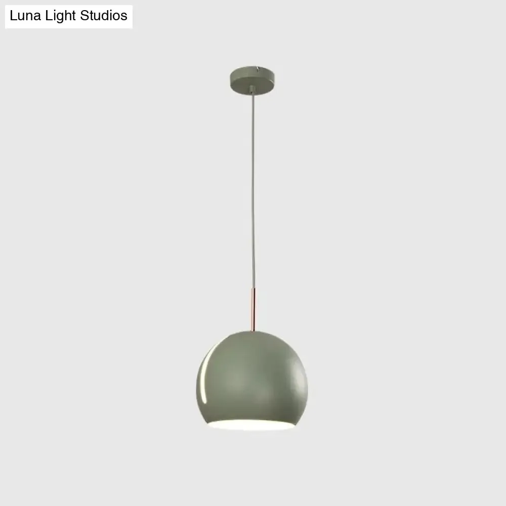 Sleek 1-Head Pendant Light Kit for Dining Room - Minimalist Hanging Lamp with Stylish Metal Shade
