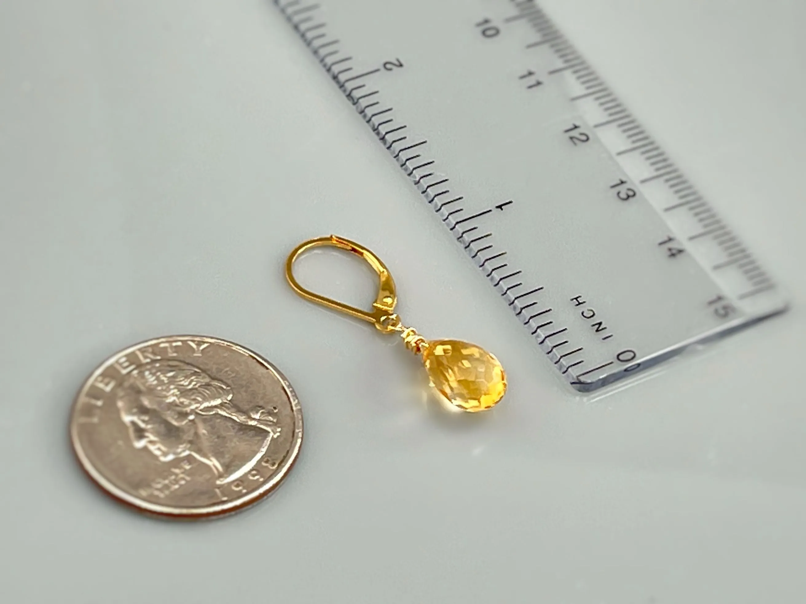 Sparkling Citrine Earrings